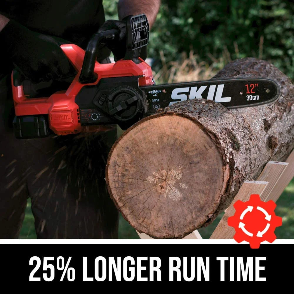 20-Volt 12'' Brushless Chainsaw Kit with Battery and Charger J6479