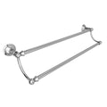 24x22 Double Towel Bar Flat Black E696