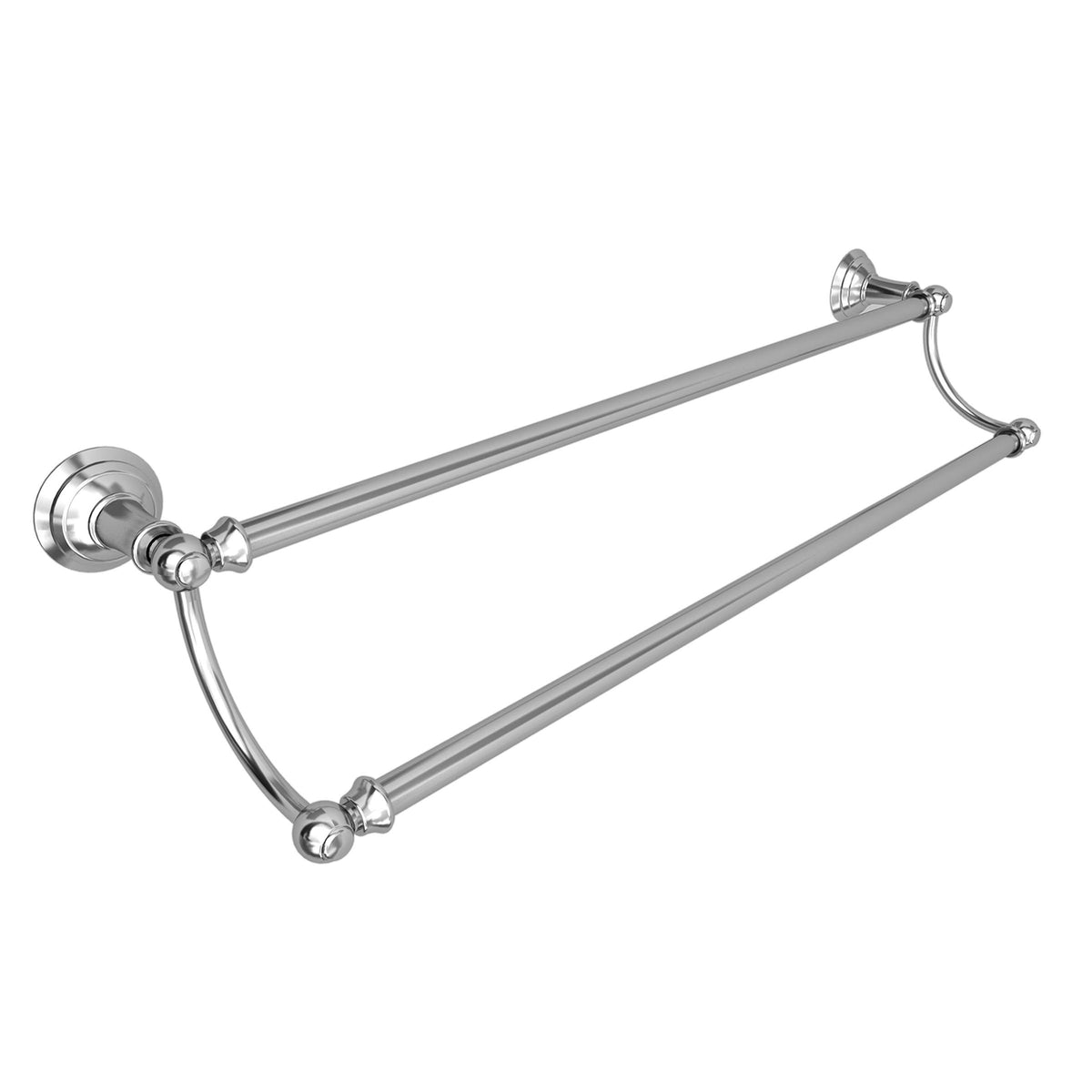 24x22 Double Towel Bar Flat Black E696