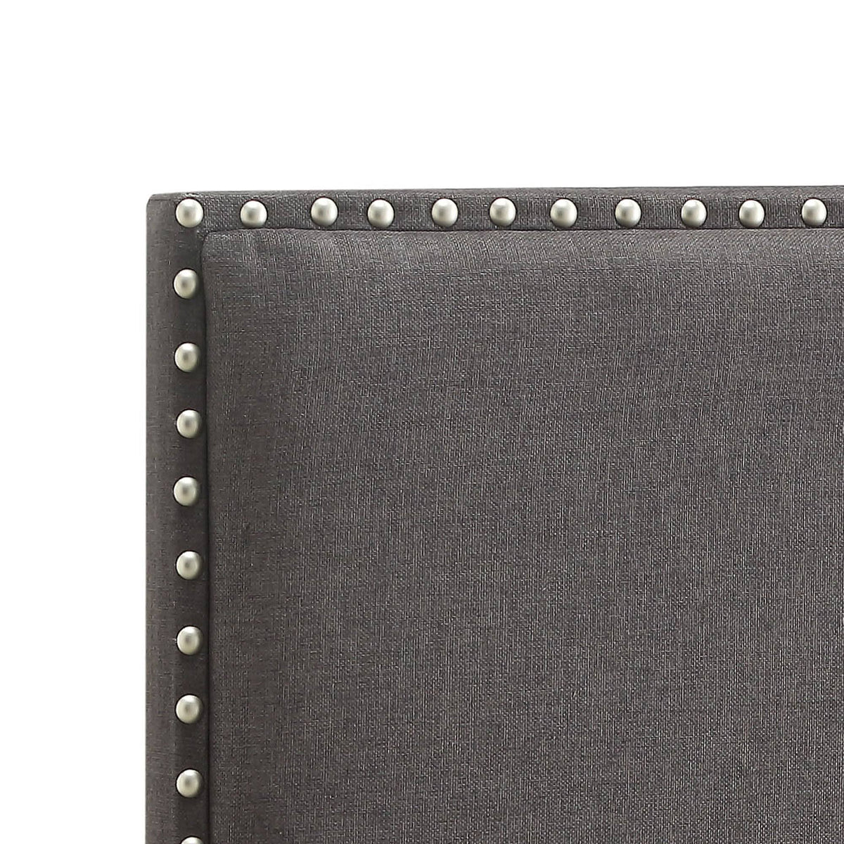 Gray Full Queen Size Wooden Headboard A182184