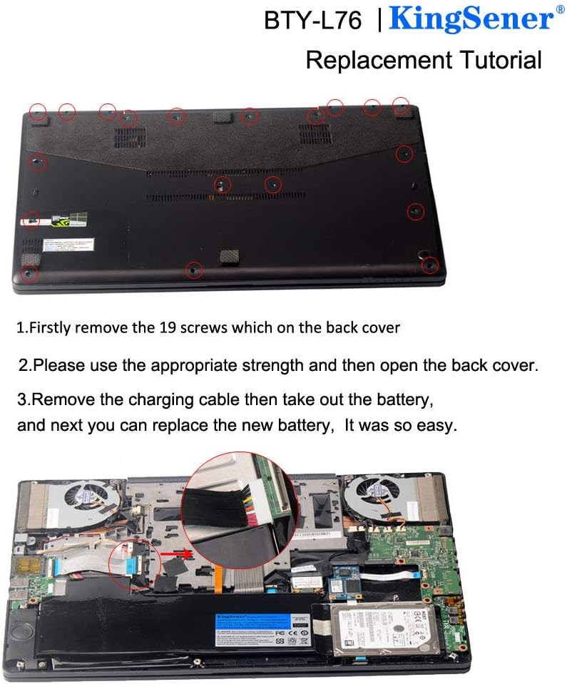 Laptop Battery 5400mAh Pack of 2 G842633