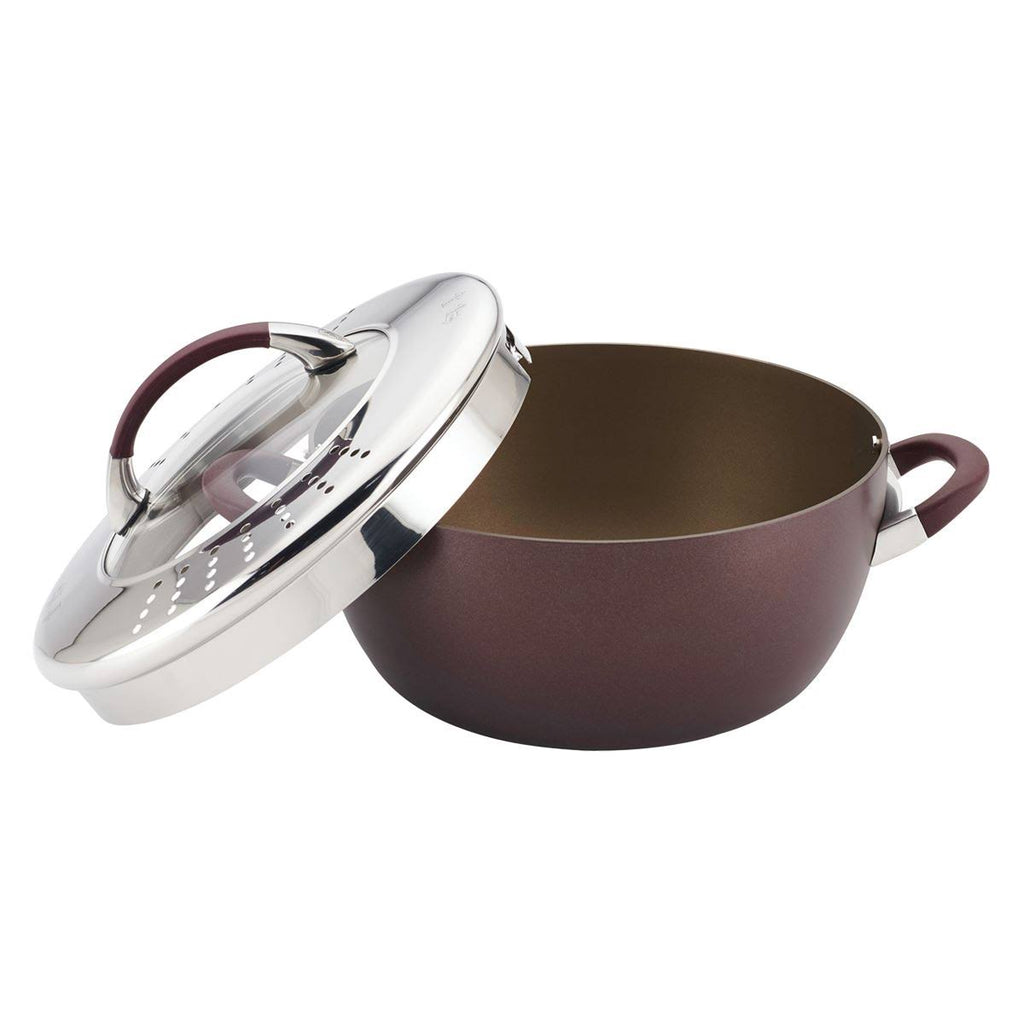 5.5-Quart Covered Straining Casserole I70436