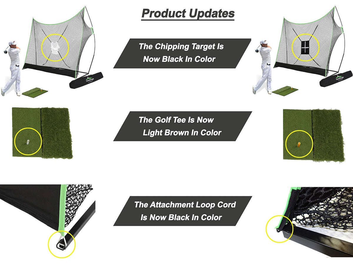 10 x 7ft Golf Net and Practice Mat D737