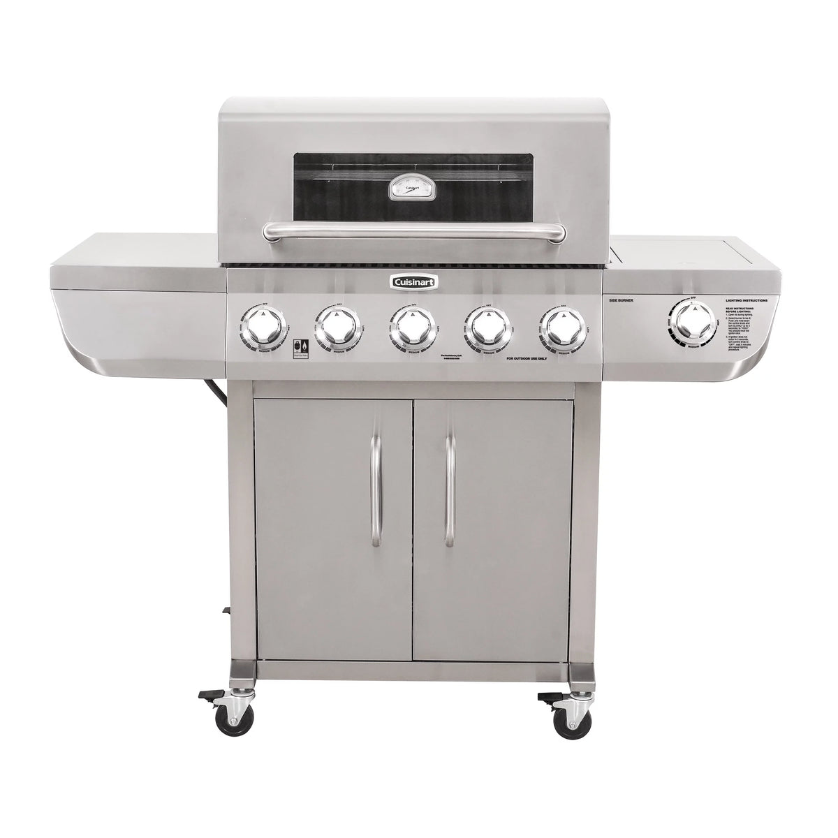 5-Burner Dual Fuel Gas Grill F336423