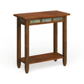 Rustic Oak Chairside Table T973436