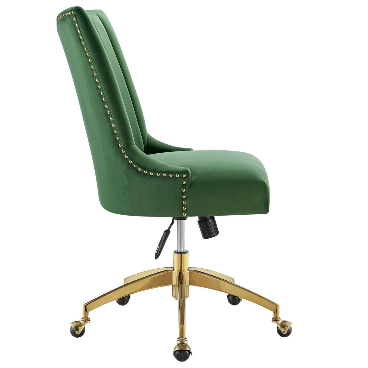 Gold Dusty Rose Performance Velvet Office Chair I854778