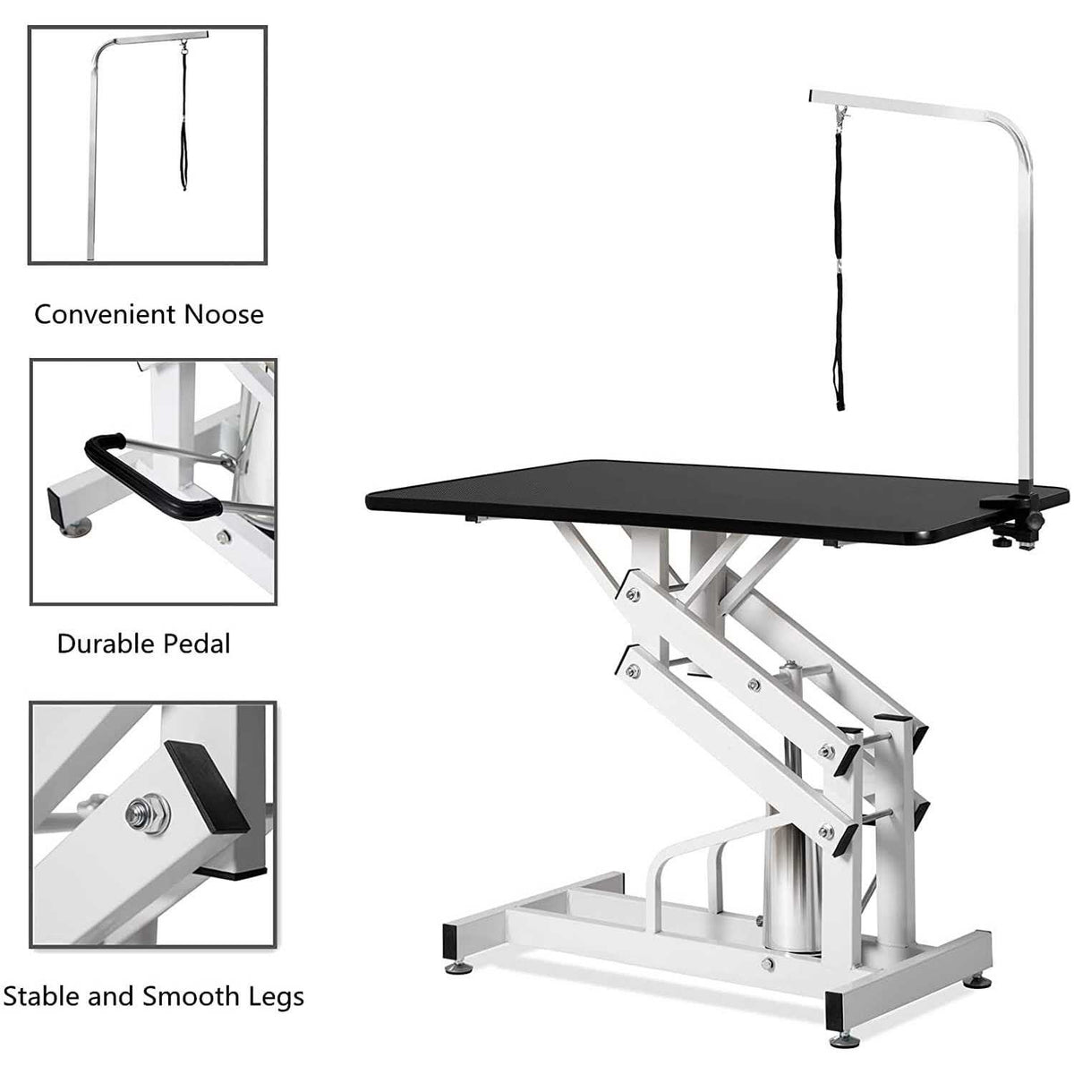 Hydraulic Pet Grooming Table Adjustable Height B747378