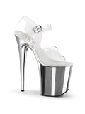 Silver Chrome Heel I8978