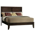 Brown Eastern King Size Low Profile Bed O30340