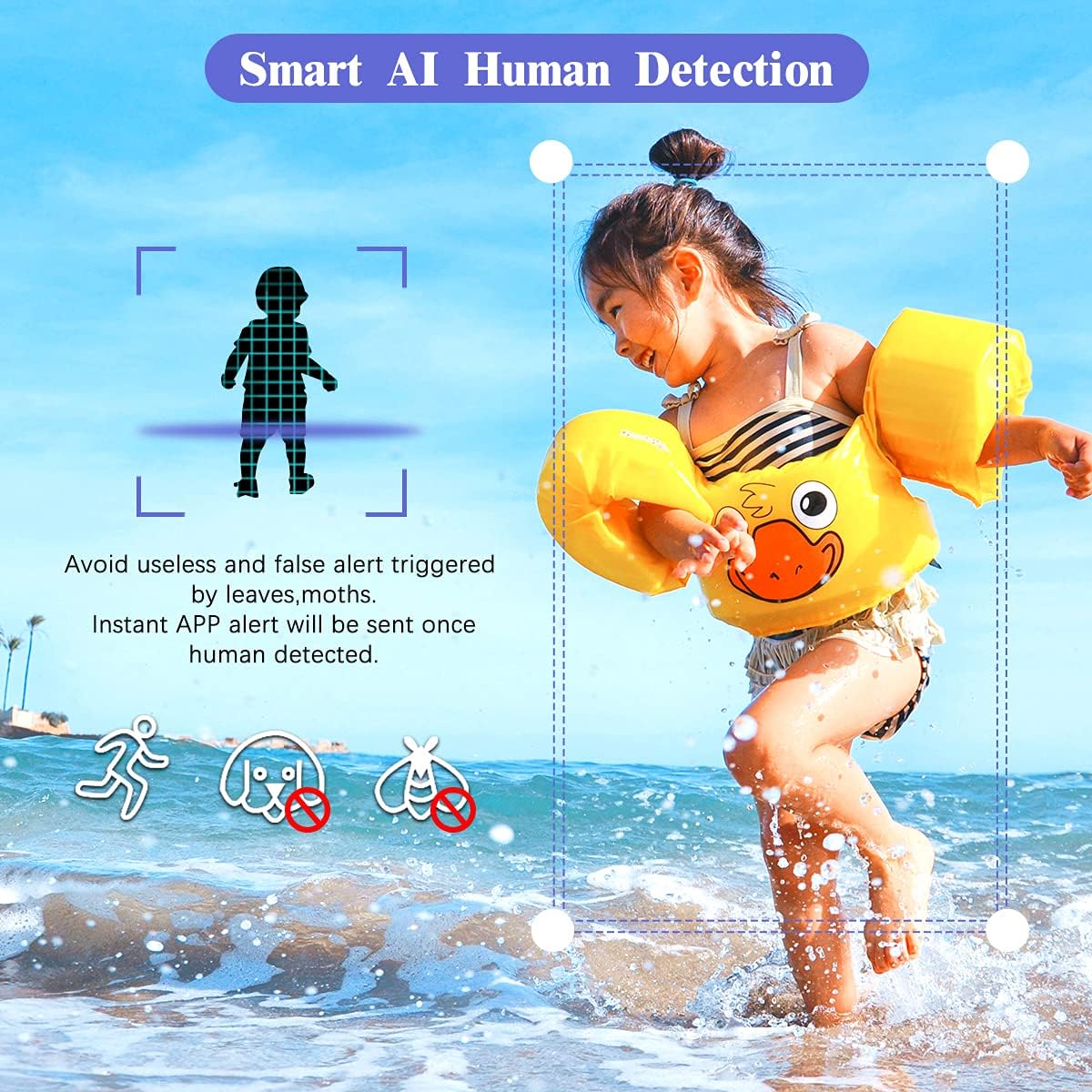 Wireless Security Camera System, 8Pcs 5.0MP CCTV Home Wi-Fi IP Cameras, 8 Channel NVR, 4TB HDD, IP67 L9930