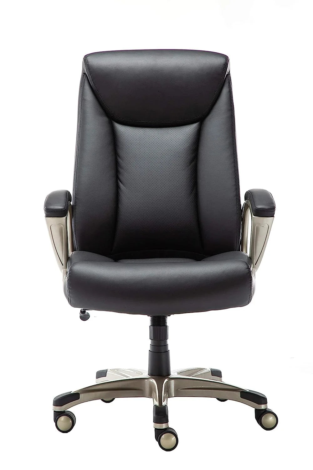 Black Bonded Leather Big & Tall Executive Office Chair M7852