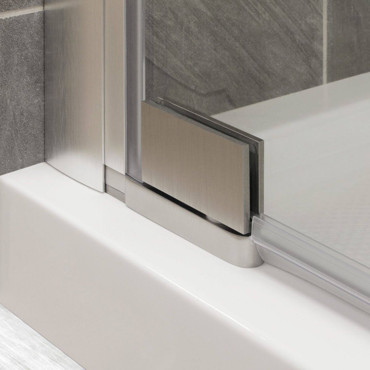 Chrome 34-35W x 72H Pivot Swing-Out Shower Door E6465