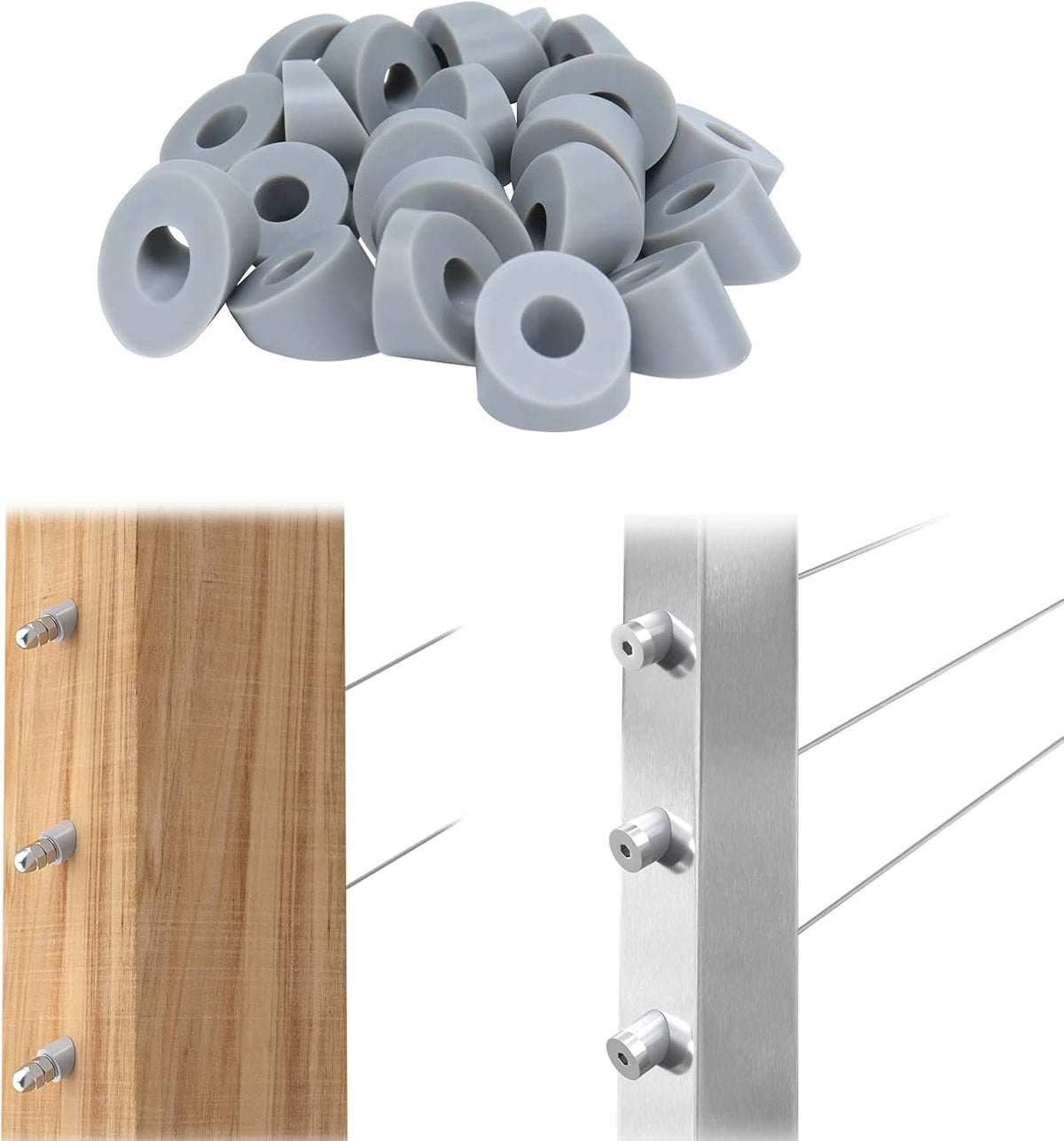 20Pack Stainless Steel Angle Beveled Washer 25 30 35 Degrees ID 1/4 E7748