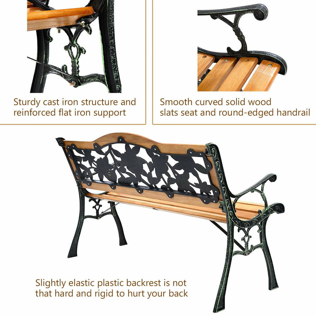 Metal Garden Bench Z91503