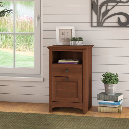 2 Drawer File Cabinet in Serene Cherry O86689