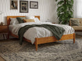 Solid Wood Low Profile Platform Bed Z9256