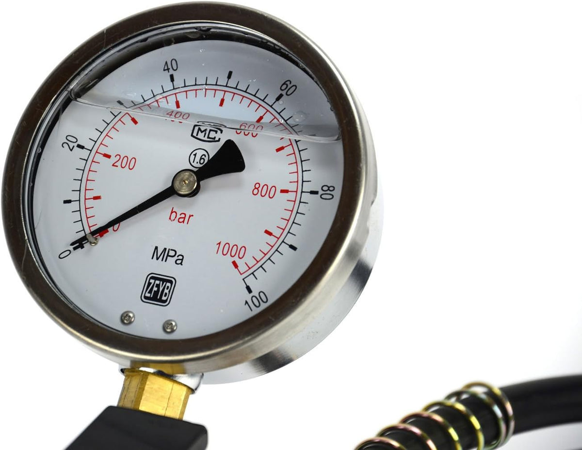 Manual Hand Hydraulic Power Pack Pump 2 Stage, Double Acting 10k psi 183 Cubic in Capacity G27451