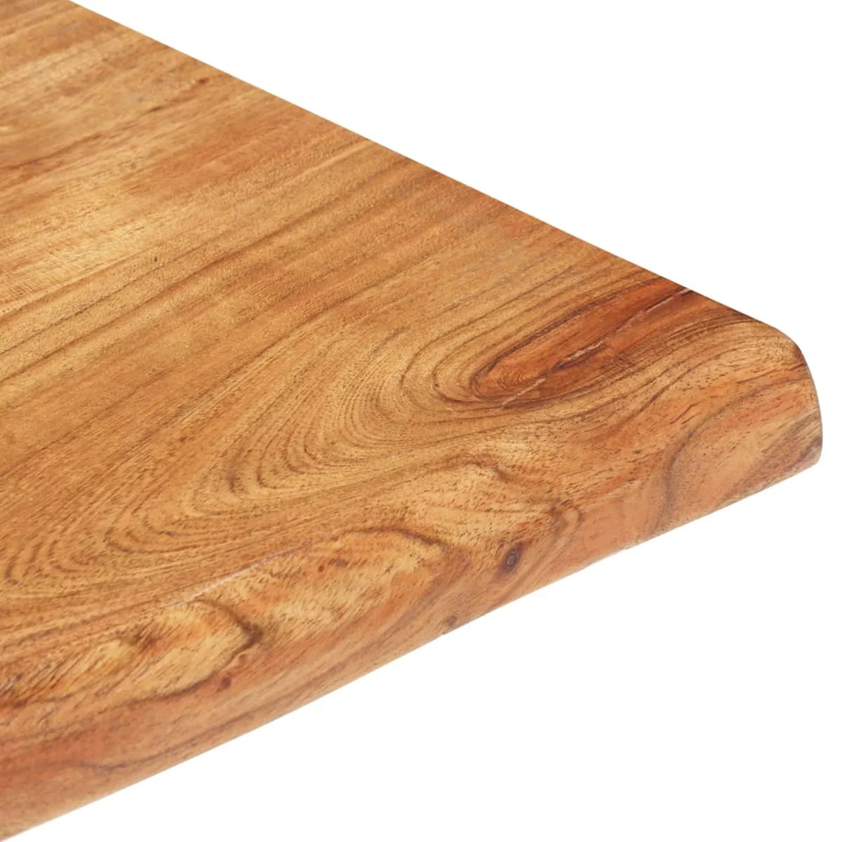 Acacia Wood Coffee Table with Iron Legs Q790