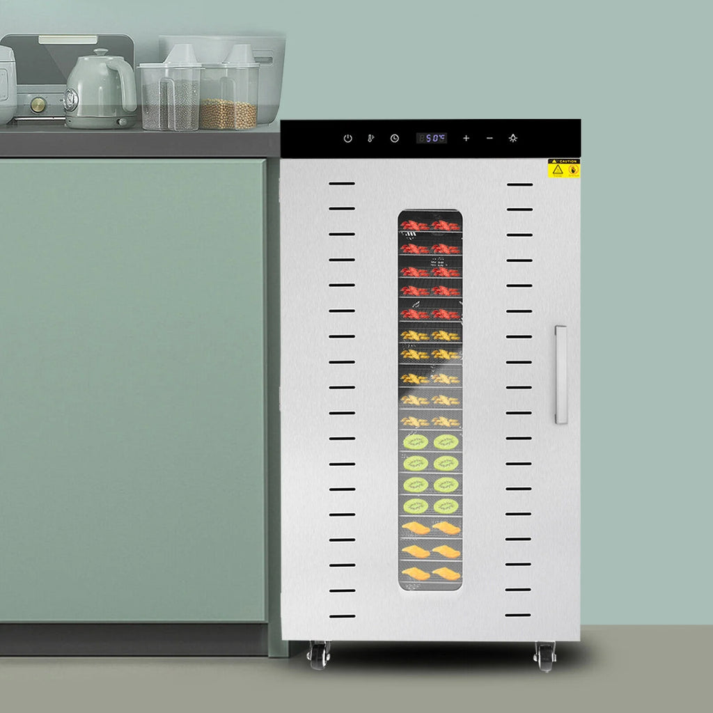 1700W Multi-Tier Electric Food Dehydrator with 20 Stainless Steel Trays T450