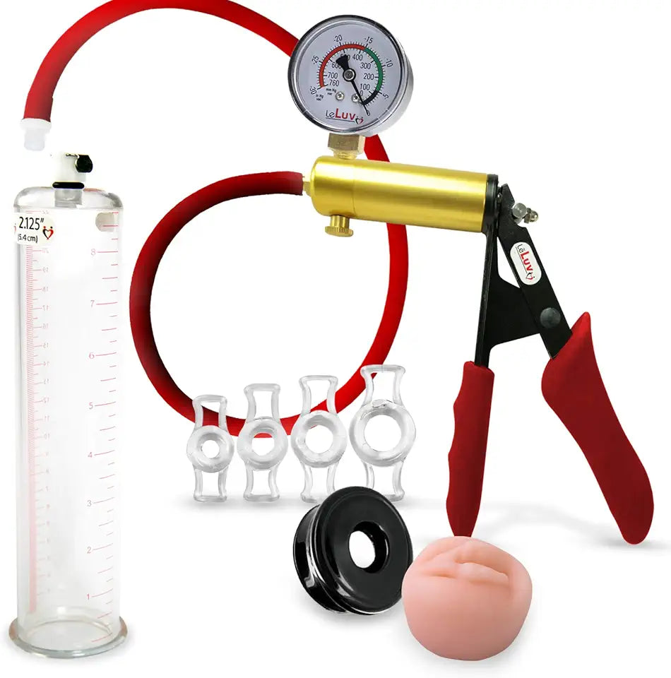 Penis Pump Kit with Silicone Grips and Hose O9533