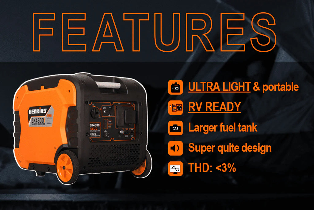 4500 Watt Portable Inverter Generator O565