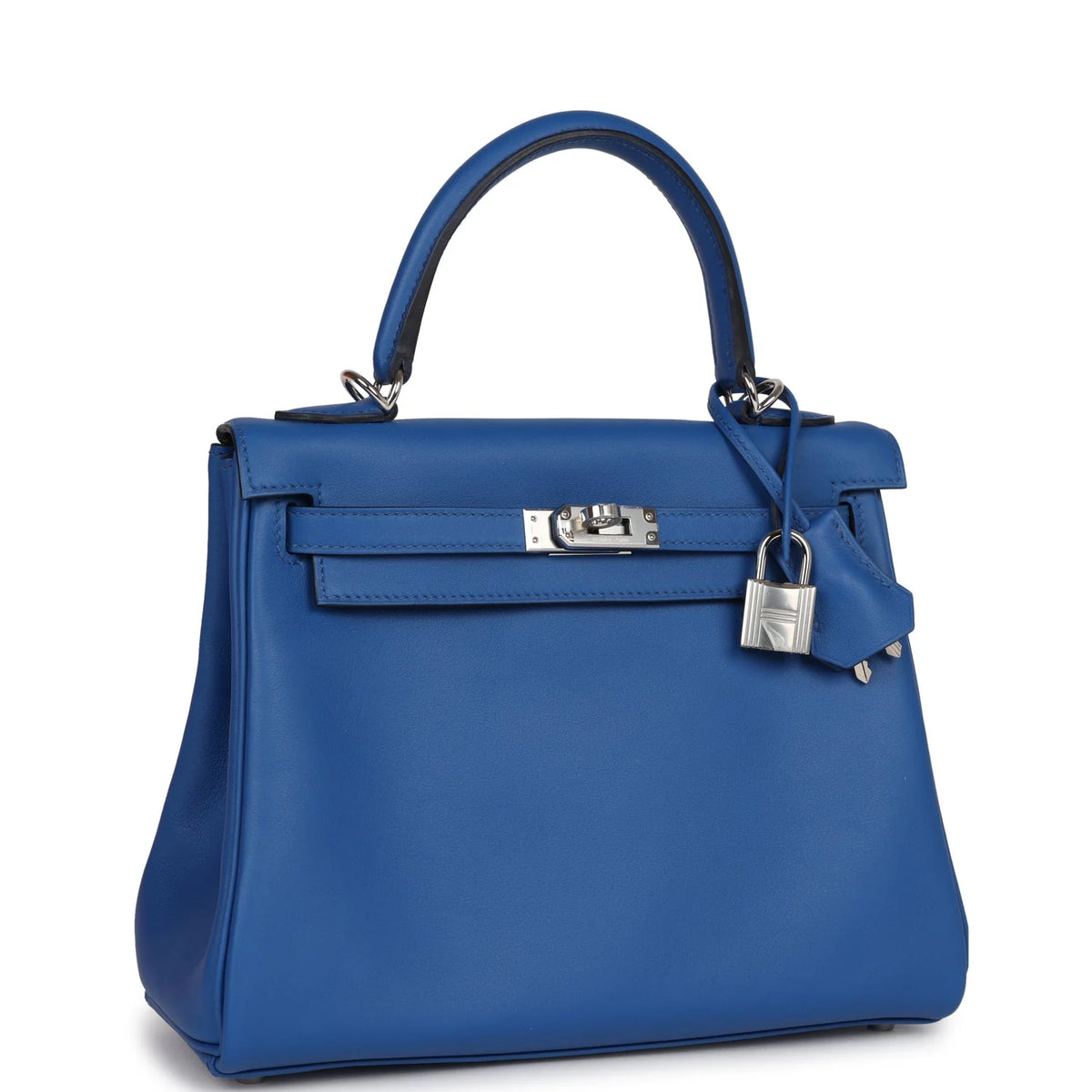 Kelly Retourne 25 Bleu France Swift Palladium Hardware O962932