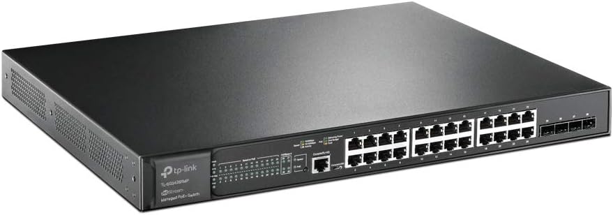 24 Port Gigabit Smart Managed PoE Switch with 4 SFP Slots U439207