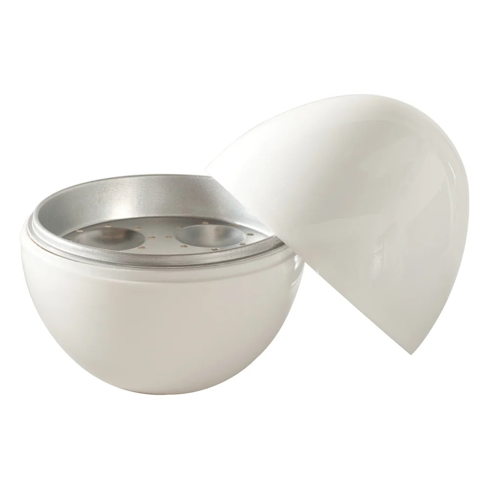 White Microwave Safe Egg Boiler M150