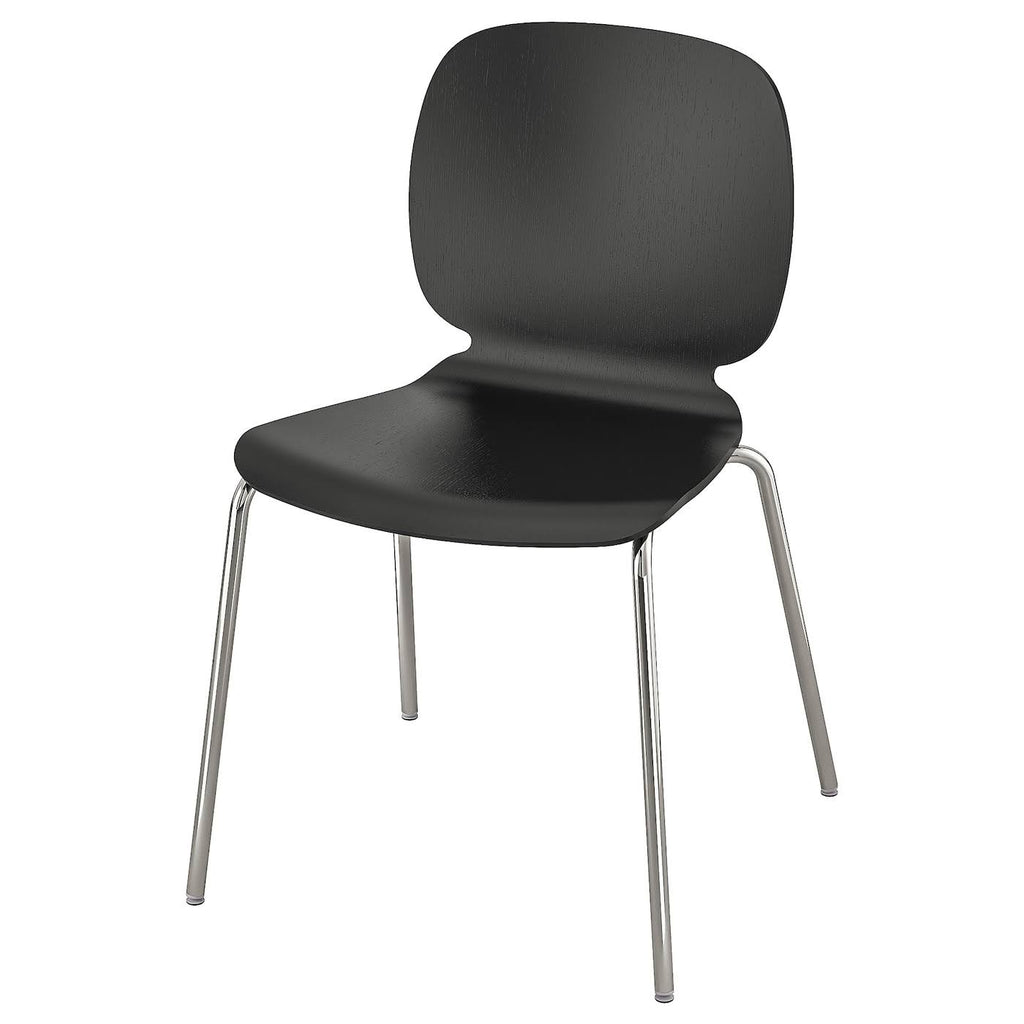 Black Chrome Plated Chair F2853