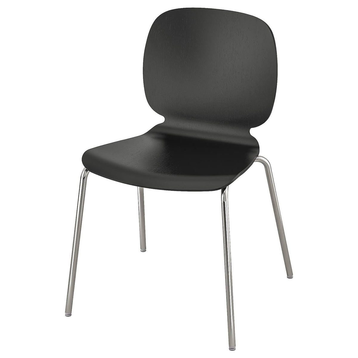 Black Chrome Plated Chair F2853
