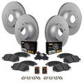 Front & Rear Ceramic Brake Kit with 12.01" Rotor I659080