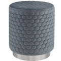 Gray Round Stool E557