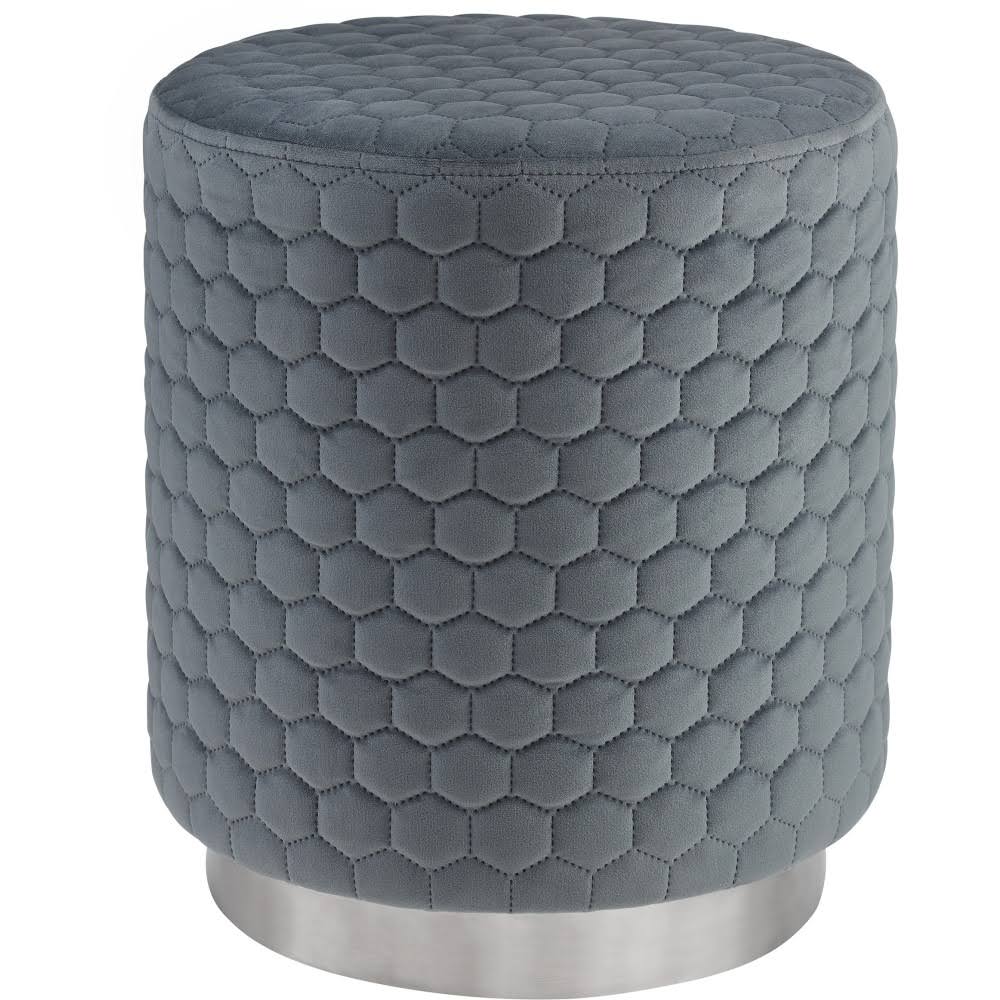 Gray Round Stool E557