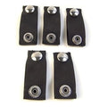 Black 5 Piece Boat Cover Snap Extender Set I9754